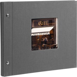 Goldbuch Álbum de rosca Bella Vista gris 30x25 cm...