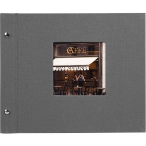Goldbuch Álbum de rosca Bella Vista gris 30x25 cm 40 páginas blancas