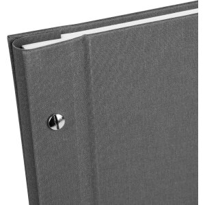 Goldbuch Álbum de rosca Bella Vista gris 30x25 cm 40 páginas blancas