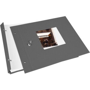 Goldbuch Álbum de rosca Bella Vista gris 30x25 cm 40 páginas blancas