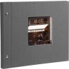 Goldbuch Álbum de rosca Bella Vista gris 30x25 cm 40 páginas blancas