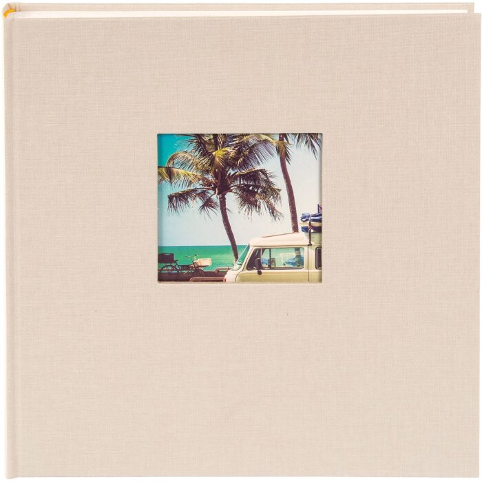 Goldbuch Álbum de Fotos Bella Vista gris arena 30x31 cm 60 páginas blancas