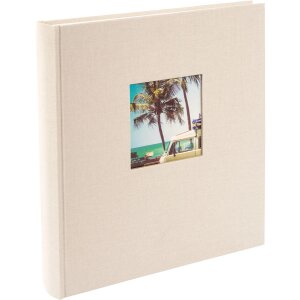 Goldbuch Álbum de Fotos Bella Vista gris arena 30x31 cm 60 páginas blancas