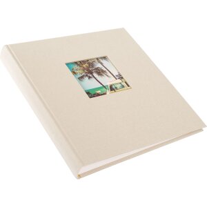 Goldbuch Álbum de Fotos Bella Vista gris arena 30x31 cm 60 páginas blancas