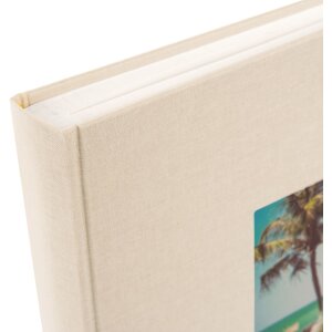 Goldbuch Álbum de Fotos Bella Vista gris arena 30x31 cm 60 páginas blancas