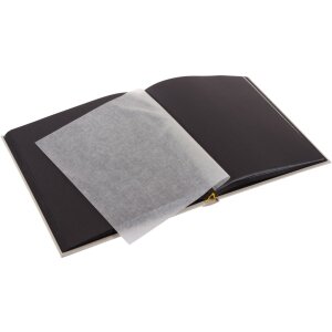 Goldbuch Álbum de Fotos Bella Vista gris arena 30x31 cm 60 páginas negras