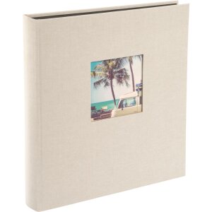Goldbuch Álbum de Fotos Bella Vista gris arena 30x31 cm 60 páginas negras