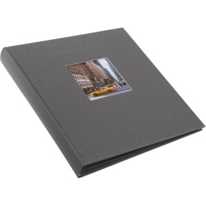 Goldbuch Álbum de Fotos Bella Vista gris 30x31 cm 60 páginas negras