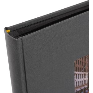 Goldbuch Álbum de Fotos Bella Vista gris 30x31 cm 60 páginas negras