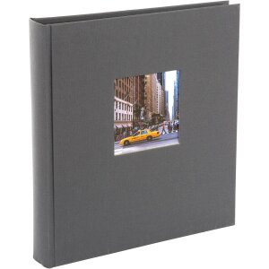 Goldbuch Álbum de Fotos Bella Vista gris 30x31 cm 60 páginas negras