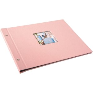 Goldbuch Álbum de rosca Bella Vista rosé 39x31 cm 40 páginas negras