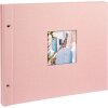 Goldbuch Álbum de rosca Bella Vista rosé 39x31 cm 40 páginas negras