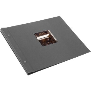Goldbuch Álbum de rosca Bella Vista gris 39x31 cm 40 páginas negras