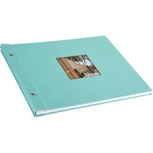 Goldbuch Álbum de rosca Bella Vista aqua 39x31 cm 40 páginas blancas