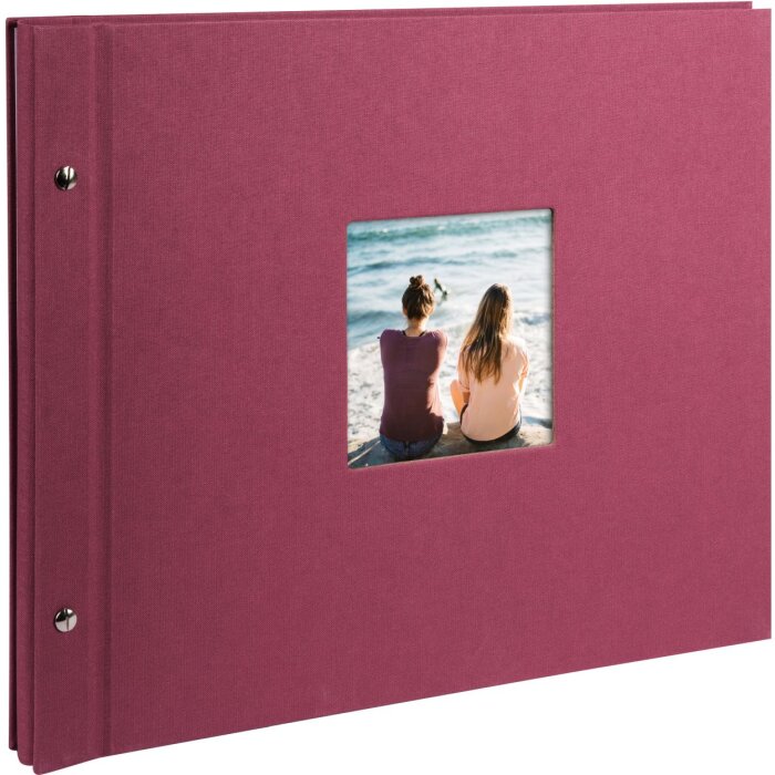 Goldbuch Álbum de rosca Bella Vista fucsia 39x31 cm 40 páginas blancas