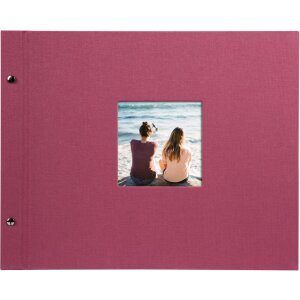Goldbuch Álbum de rosca Bella Vista fucsia 39x31 cm 40 páginas blancas