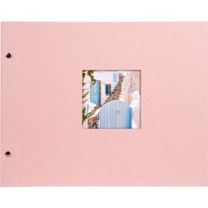 Goldbuch Álbum de rosca Bella Vista rosé 39x31 cm 40 páginas blancas
