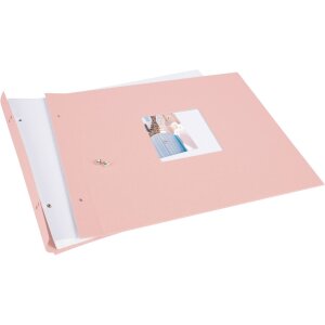Goldbuch Álbum de rosca Bella Vista rosé 39x31 cm 40 páginas blancas