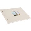 Goldbuch Álbum de rosca Bella Vista gris arena 39x31 cm 40 páginas blancas