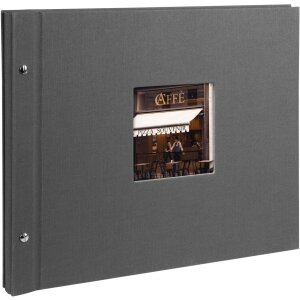 Goldbuch Álbum de rosca Bella Vista gris 39x31 cm...