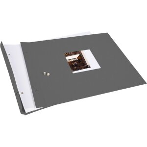 Goldbuch Álbum de rosca Bella Vista gris 39x31 cm 40 páginas blancas