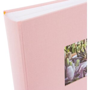 Goldbuch Álbum de Fotos Jumbo Bella Vista rosé 30x31 cm 100 páginas blancas