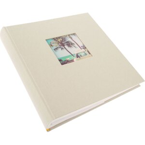 Goldbuch Álbum Jumbo Bella Vista gris arena 30x31 cm 100 páginas blancas