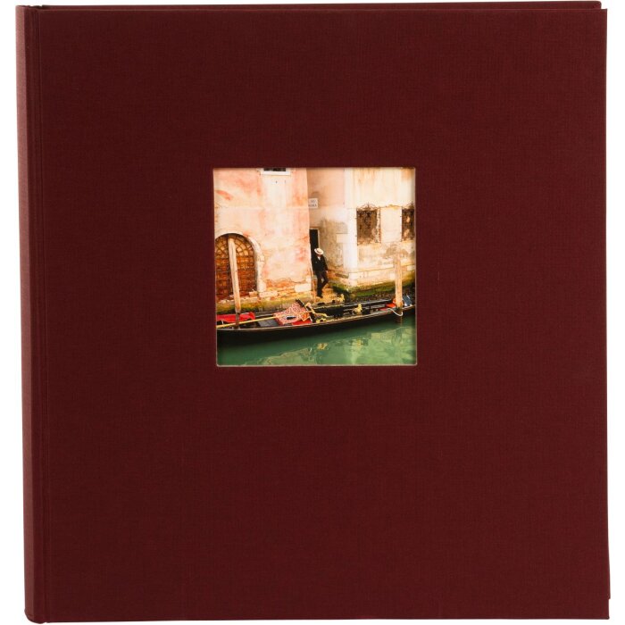 Goldbuch Álbum de Fotos Jumbo Bella Vista burdeos 30x31 cm 100 páginas blancas