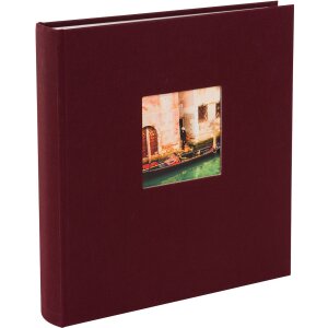 Goldbuch Álbum de Fotos Jumbo Bella Vista burdeos 30x31 cm 100 páginas blancas