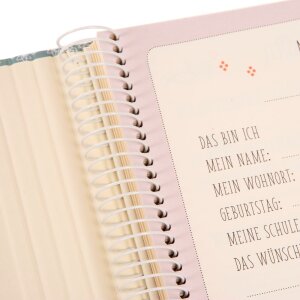 Libro de fotos Mandala de confirmación aguamarina