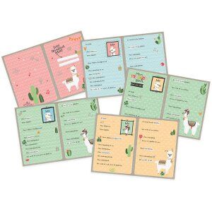 Goldbuch Libro de Amigos A5 HAPPYlife Lama 15x21 cm 88 páginas ilustradas