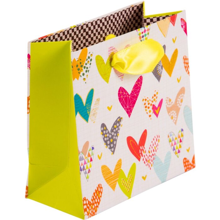 Bolsa de regalo Lots of Hearts 10 x 5 cm
