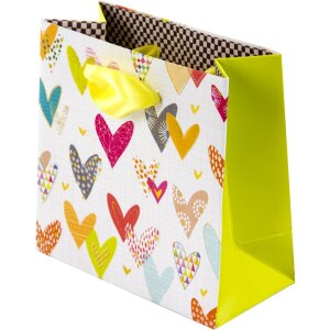 Bolsa de regalo Lots of Hearts 10 x 5 cm