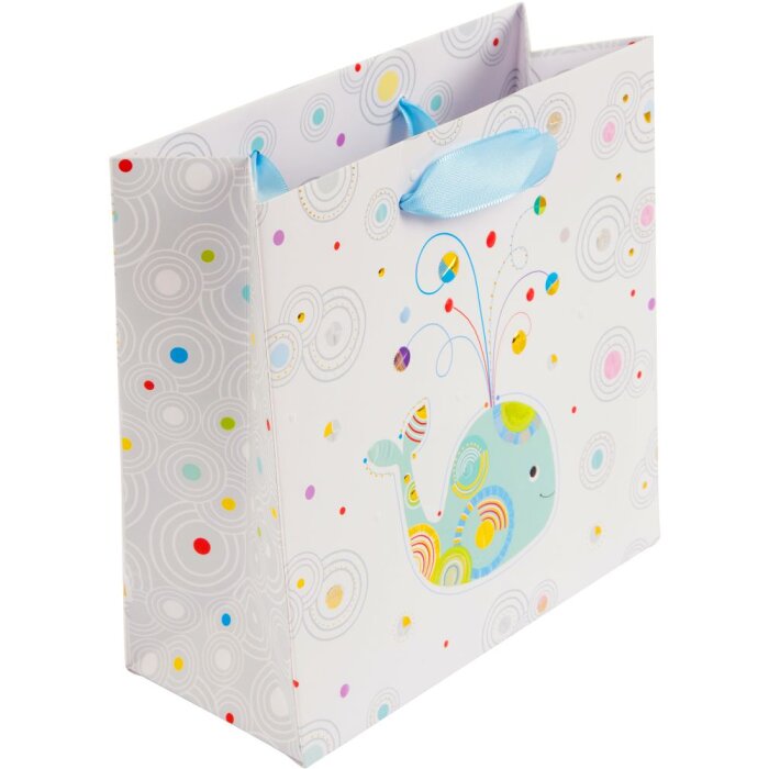 Goldbuch Bolsa de Regalo Ballena Serenity 27x27 cm