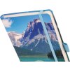 Cuaderno en blanco En las montañas de la carretera