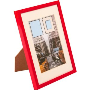 Marco de plástico Puro 13x18 cm rojo