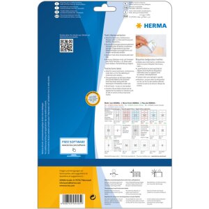 Etiquetas con nombre Herma SPECIAL, removibles, A4, 80,0...