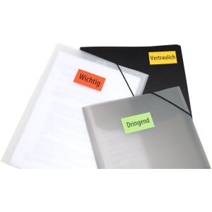 Etiquetas de color Herma SPECIAL A4, 105 x 37 mm, papel removible verde mate