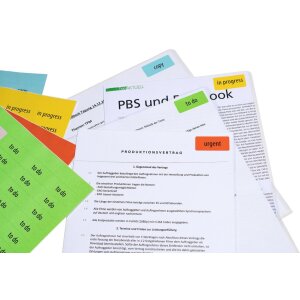 Etiquetas de color Herma SPECIAL A4, 105 x 37 mm, papel removible verde mate
