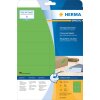 Etiquetas de color Herma SPECIAL A4, 105 x 37 mm, papel removible verde mate