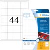 Etiquetas Herma SPECIAL de lámina resistente a la intemperie A4, 48,3 x 25,4 mm, blancas, adhesión extremadamente fuerte, removibles