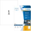 Etiquetas Herma SPECIAL de lámina resistente a la intemperie A4, 210 x 297 mm, blancas, adhesión extremadamente fuerte, removibles