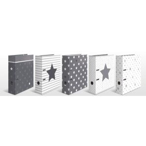 Carpeta Herma Motivo A4 Estrellas - Rayas Blancas