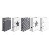 Carpeta Herma Motivo A4 Estrellas - Rayas Blancas