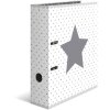 Carpeta Herma Motivo A4 Estrellas - Blanco Punteado