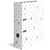 Herma Motif Folder A4 Stars - Blanco con estrellas grises