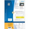 Etiquetas Herma SPECIAL de lámina para exteriores resistentes a la intemperie A4, 210 x 297 mm, blancas, adhesión extremadamente fuerte, estirables
