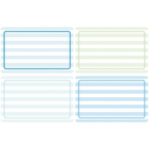Etiquetas de etiquetado Herma HOME 52x82 mm azul-verde, removibles