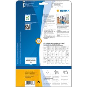 Etiquetas Herma SPECIAL Power A4, 25,4 x 16,9 mm, blancas, adhesivo extremadamente fuerte, de papel