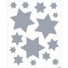 Herma DECOR Calco Estrellas Plata